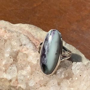 KAMMERMITE 925 STERLING SILVER RING, SIZE 7.5